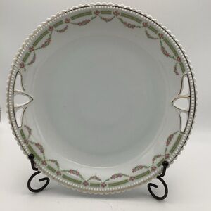 Vintage PK Silesia Germany Reticulated Serving Plate